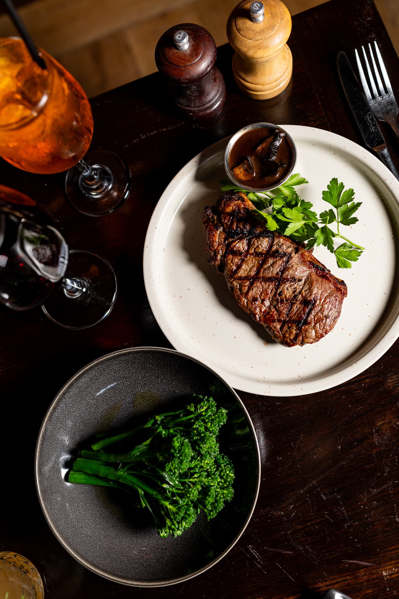 Cornerstone Pub signature dish by Head Chef Stuart Russ - modern pub dining with bold flavors and quality ingredients