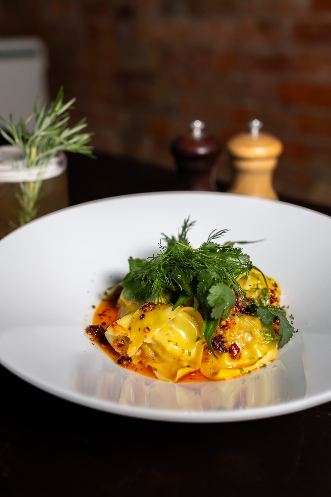 Cornerstone Pub signature dish by Head Chef Stuart Russ - modern pub dining with bold flavors and quality ingredients